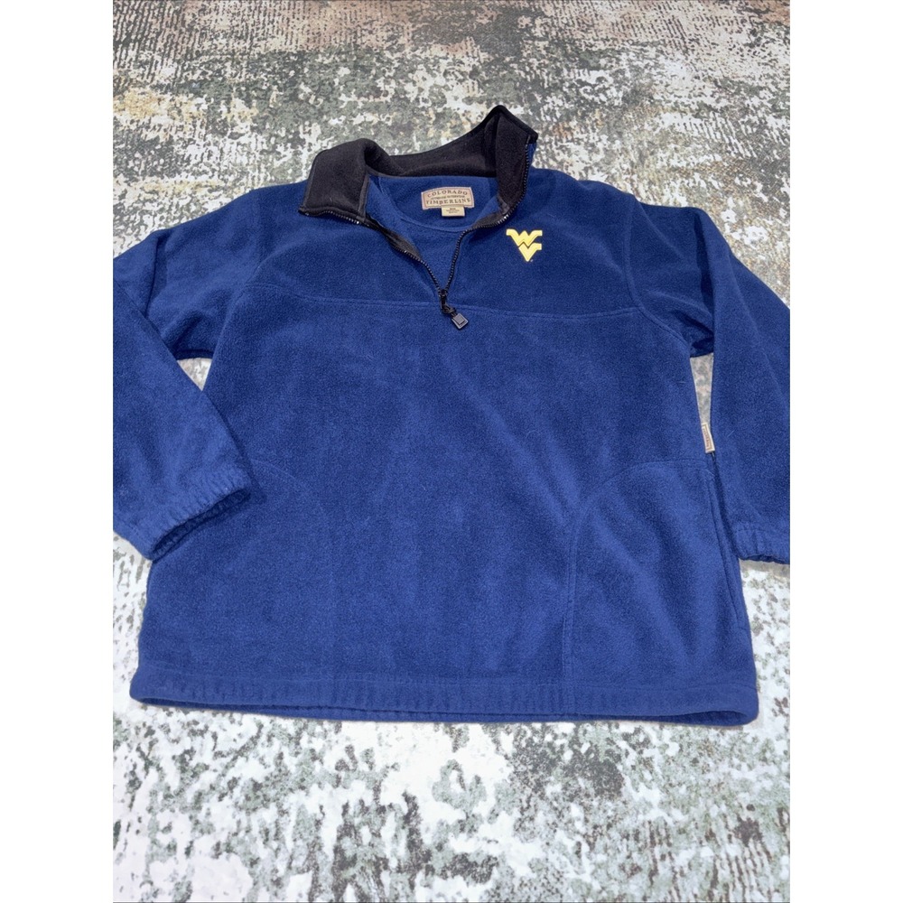 vintage Colorado Timberline West Virginia Mountaineers fleece pullover Small Men